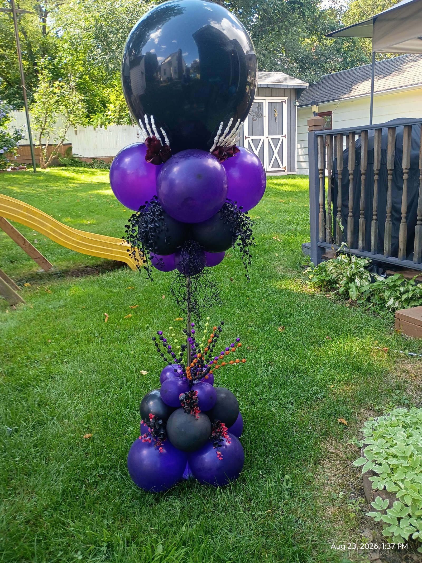 Halloween themed column