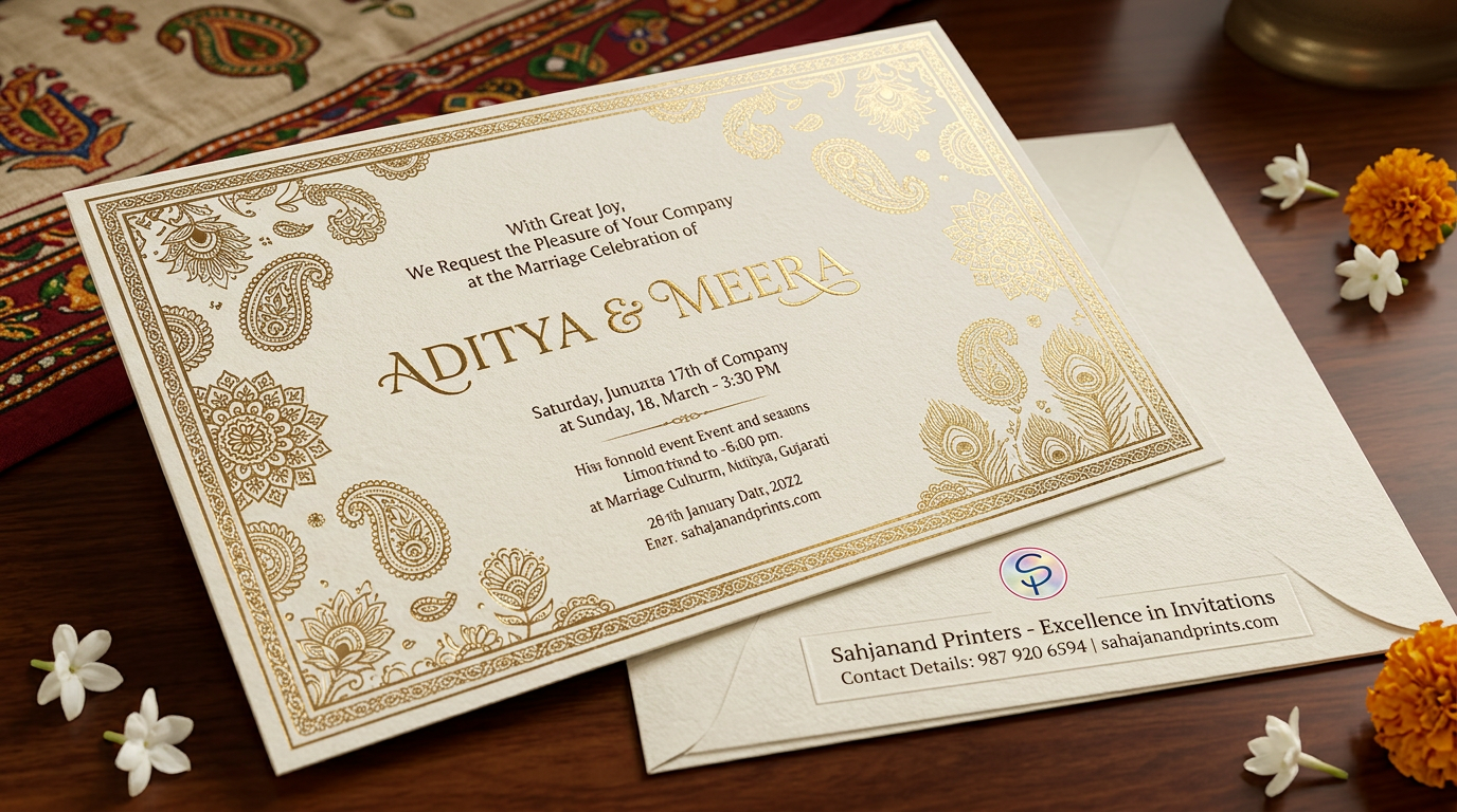 Invitation & Occasion Design — Sahajanand Printers, Surat