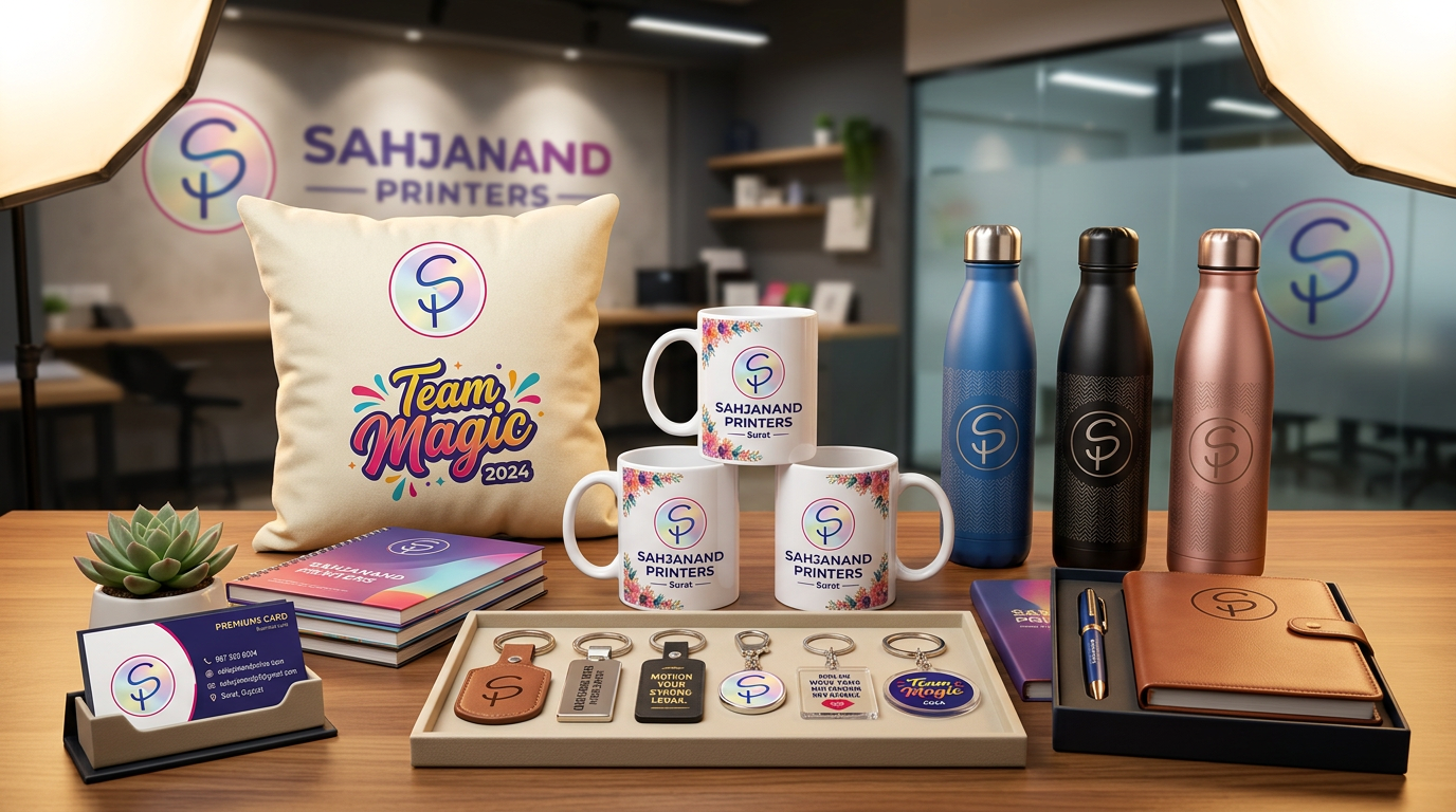 Gift & Merchandise Printing — Sahajanand Printers, Surat