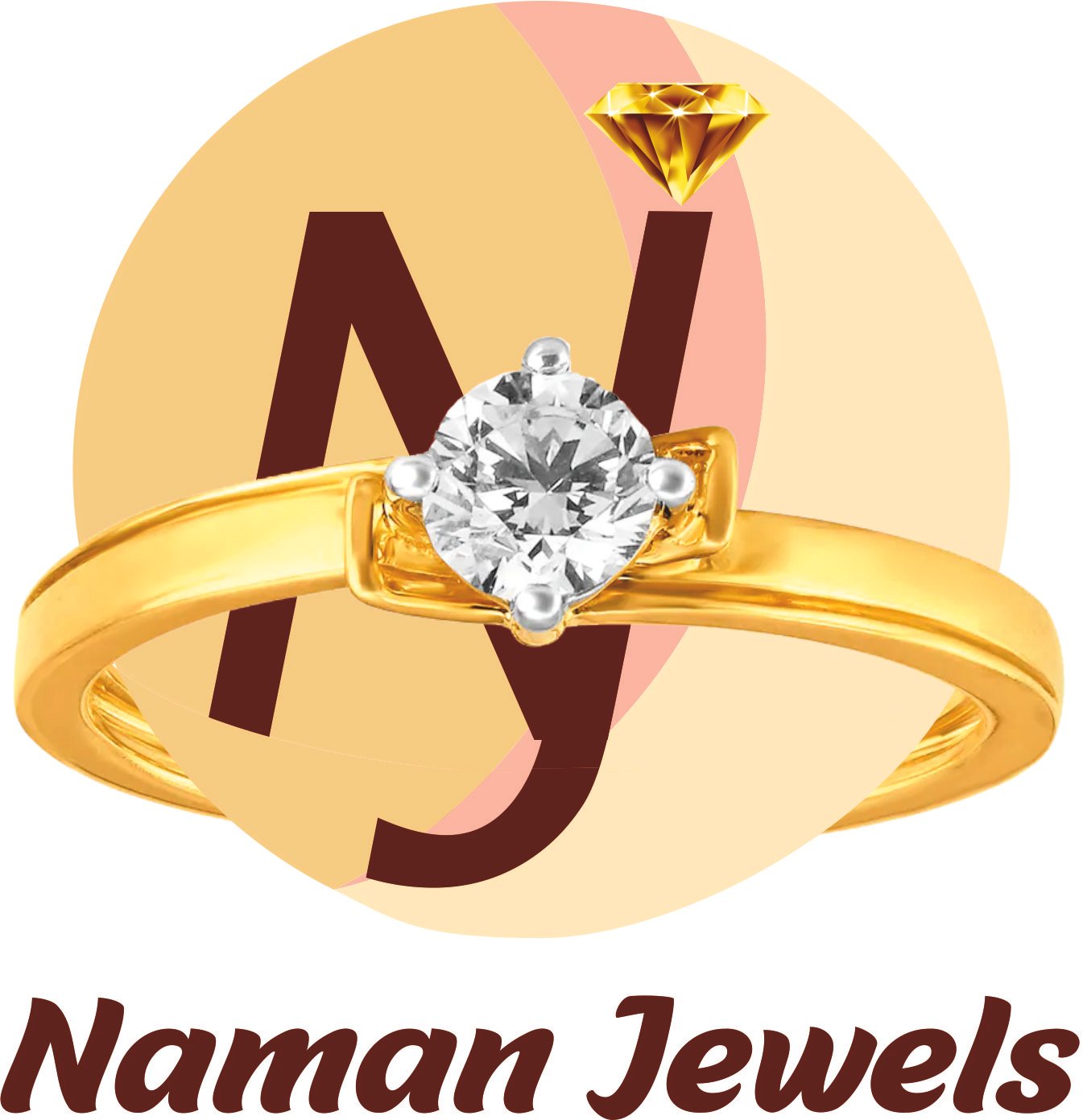 Naman Jewels Identity — Branding by Sahajanand Printers, Surat