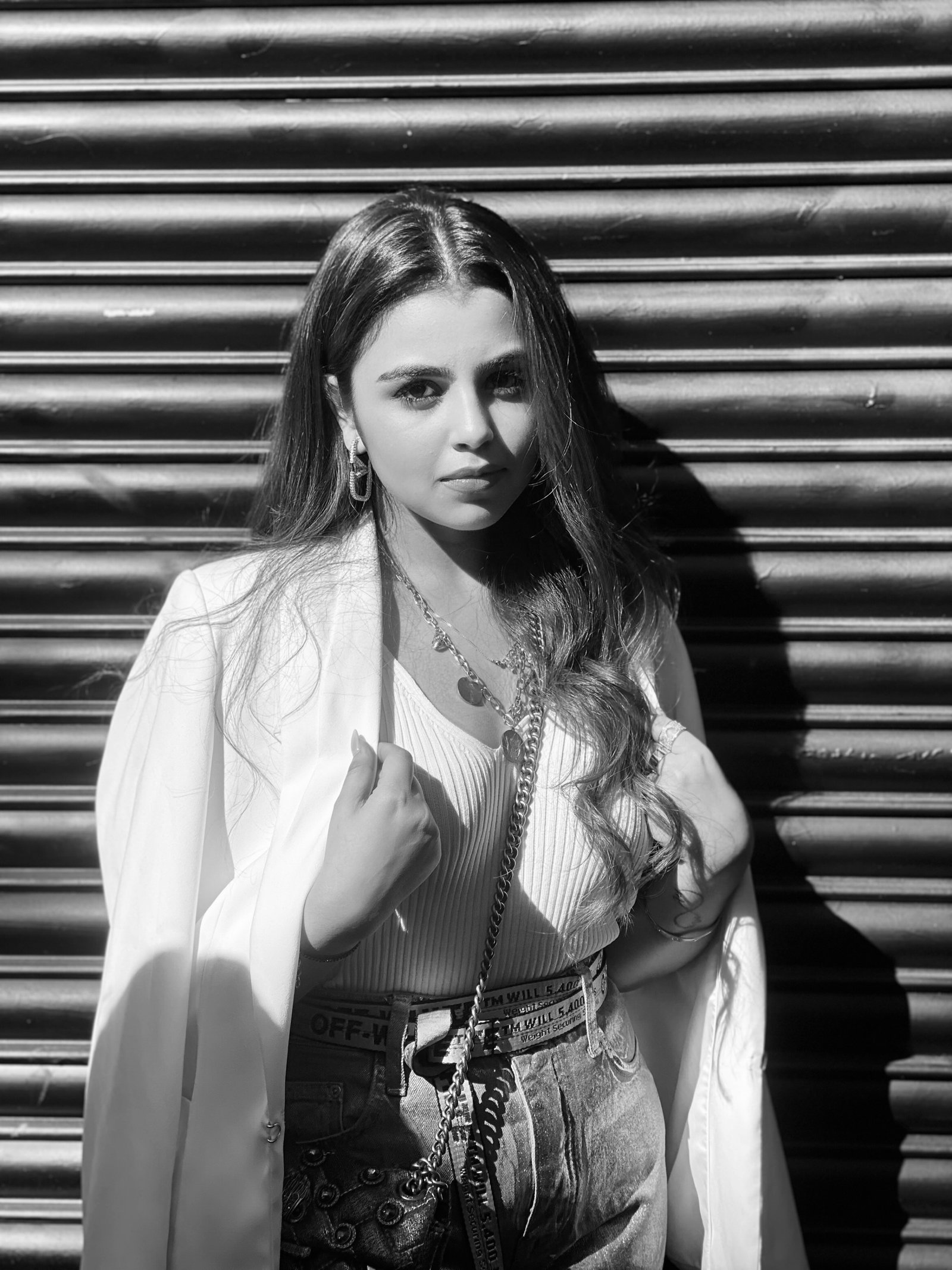 Mehak Makhija, founder of the Delhi-based luxury fashion label, photographed in the atelier