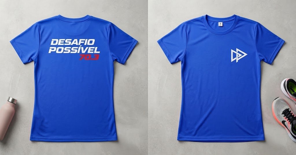 Camiseta Azul Royal Desafio Possível