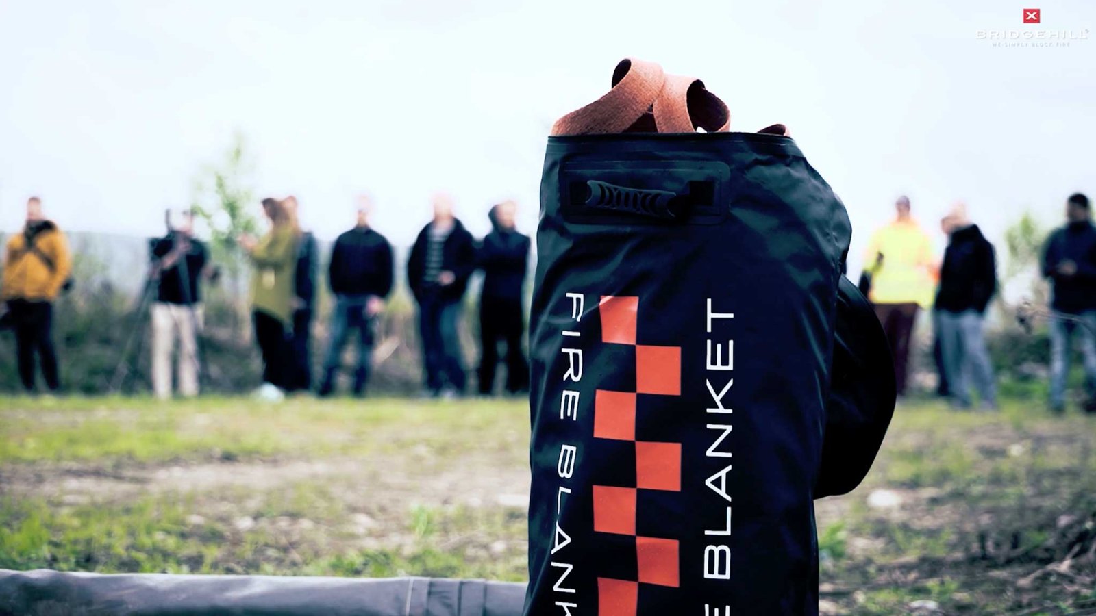 Bridgehill EV Fire Blanket demonstration