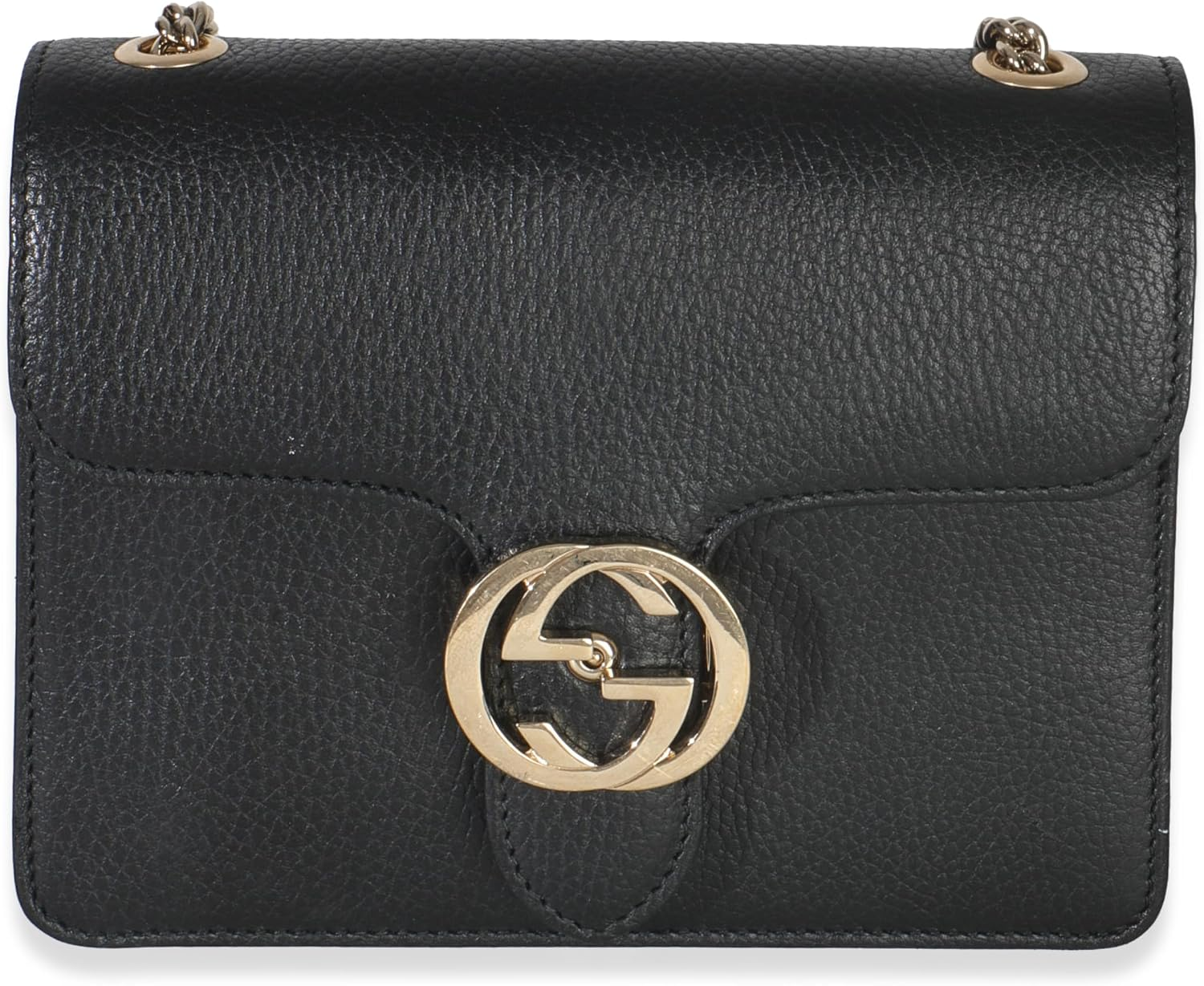 The Gucci Interlocking G Black Small, Read Closely
