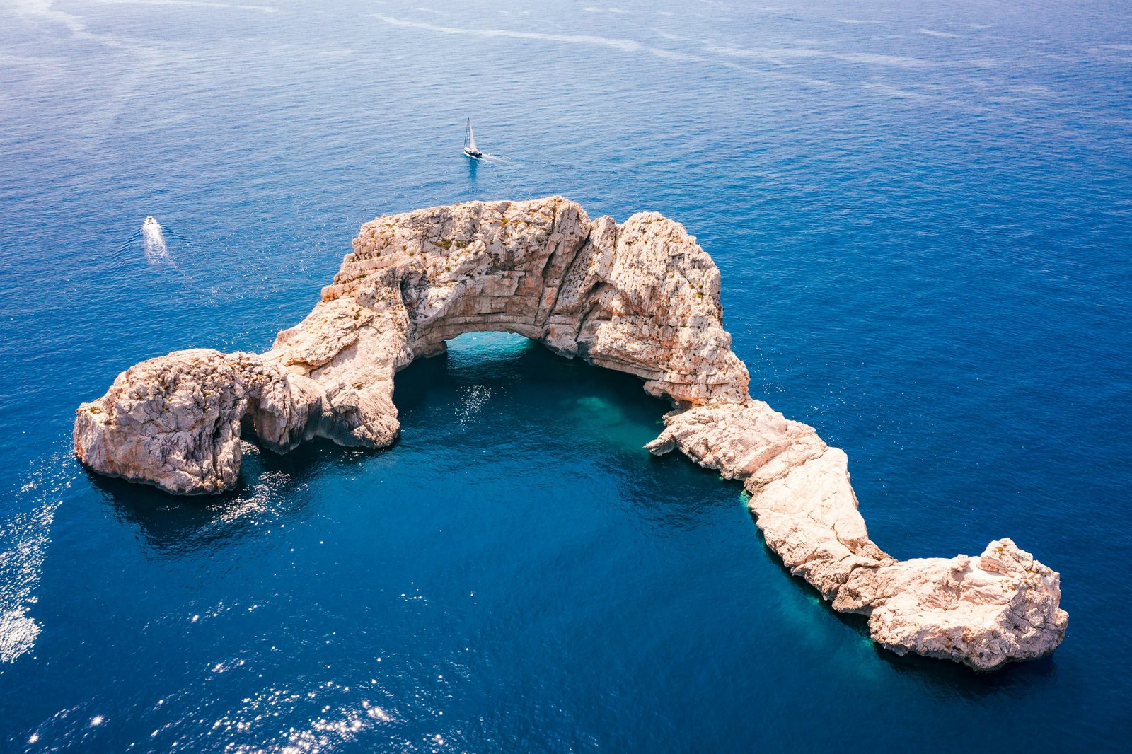 Aerial European landscape