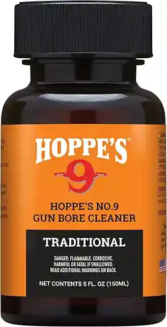 Hoppe's No. 9 Gun Bore Cleaner bottle