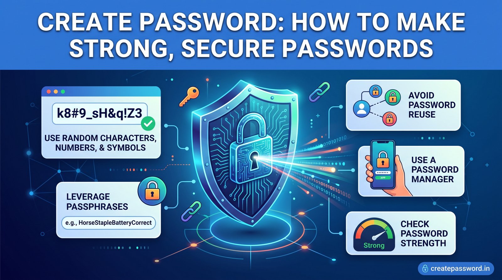 Create Password: How to Make a Strong, Secure Password