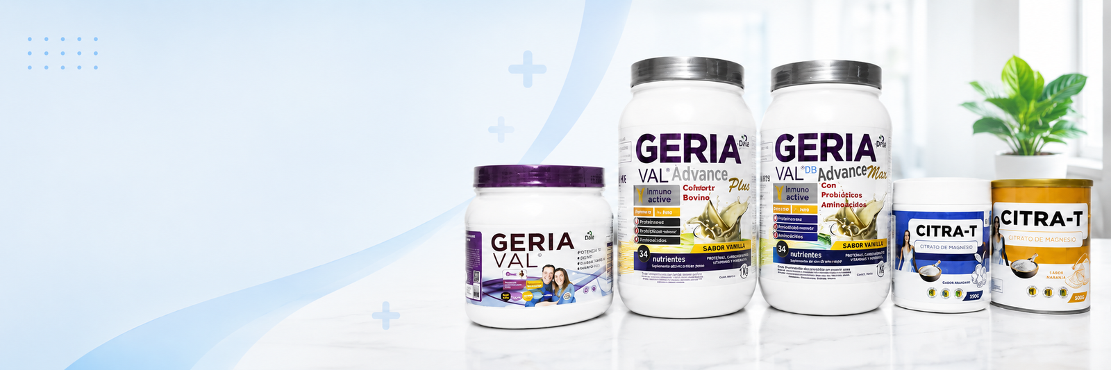 Línea nutricional GERIA VAL y CITRA-T