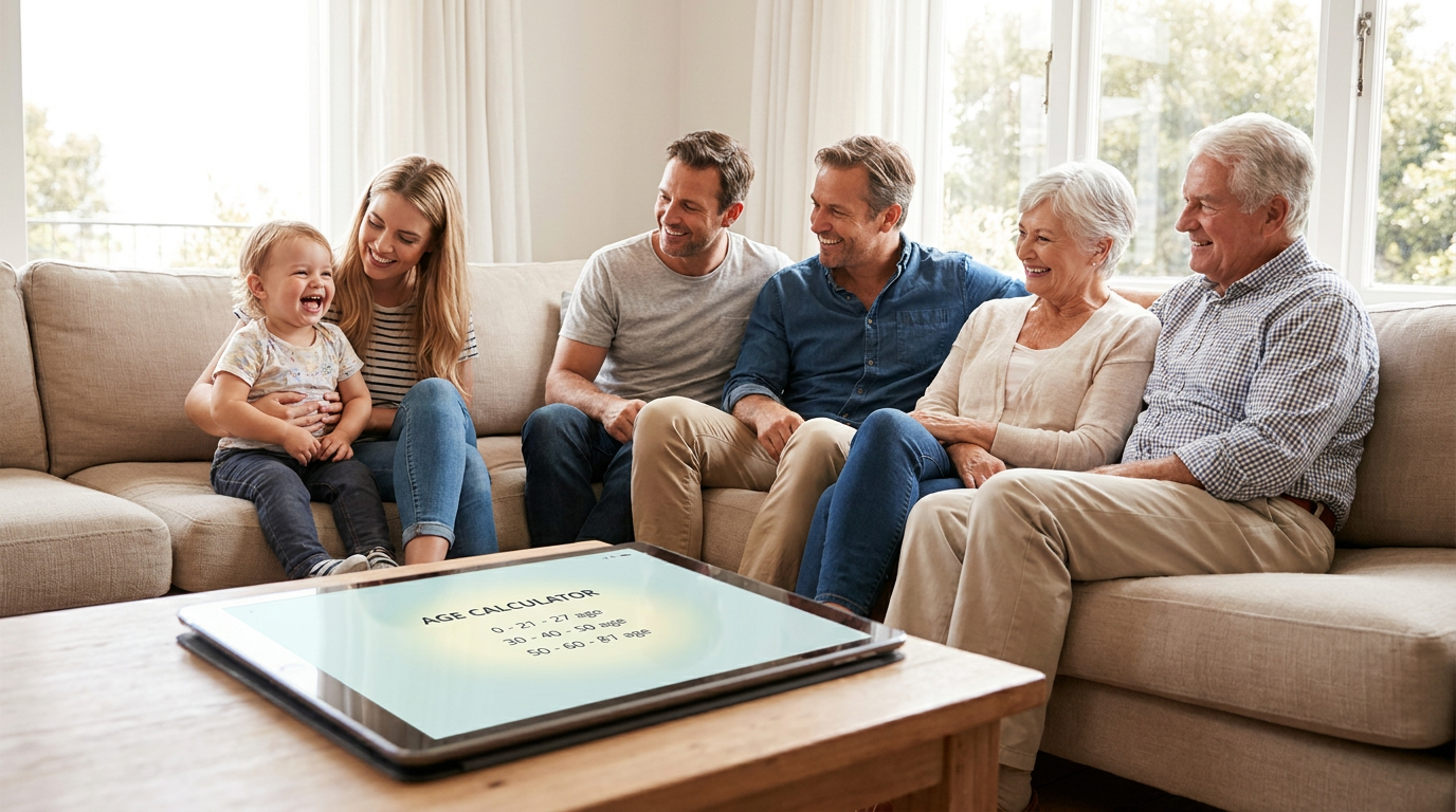 Age Calculator: Calculate Exact Age in Years, Months & Days