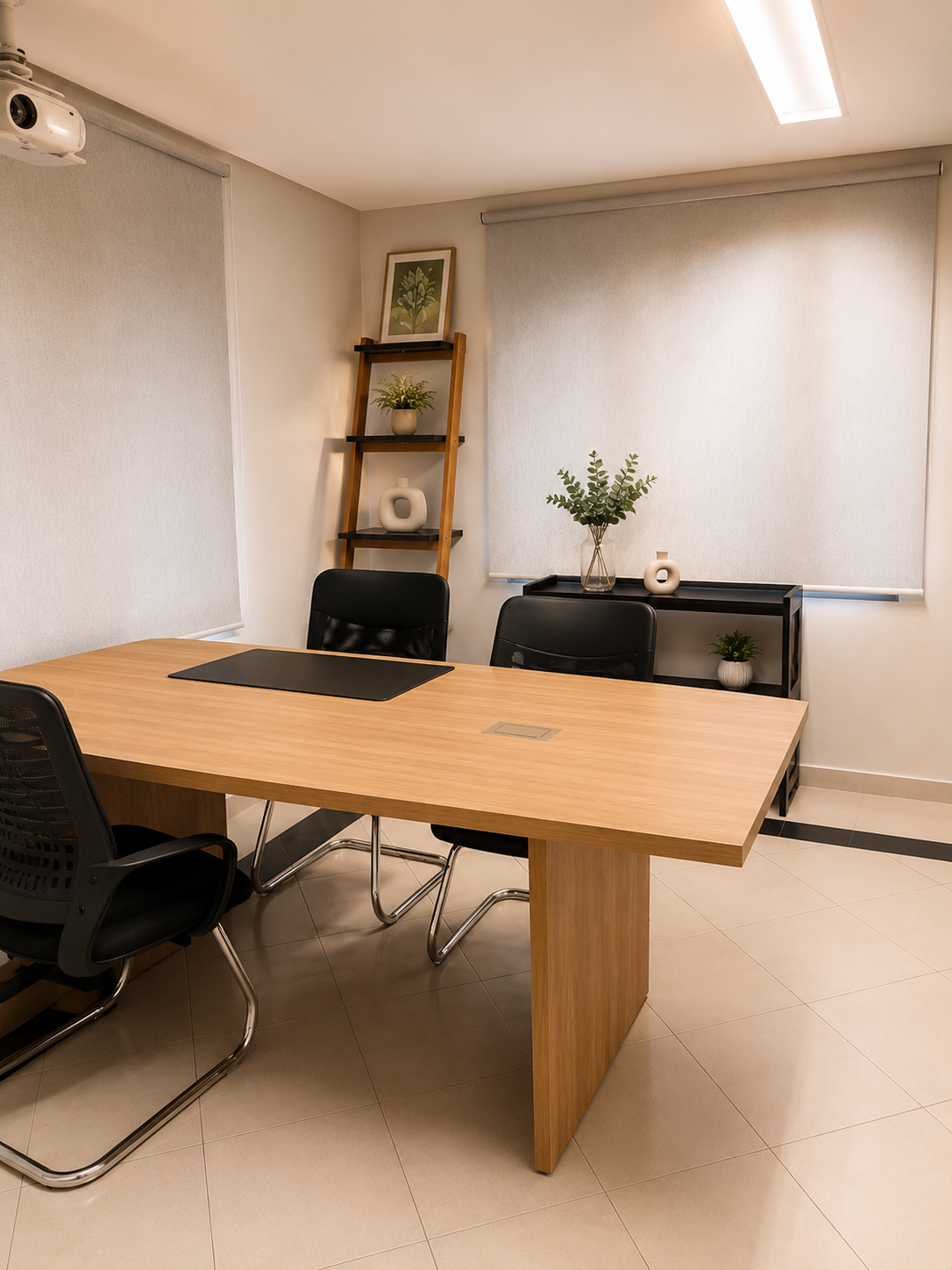 Sala de atendimento do consultório do Dr. Júlio Ide