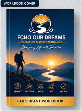 ECHO OUR DREAMS™ Participant Workbook cover — 10-Year Life Planning Programme