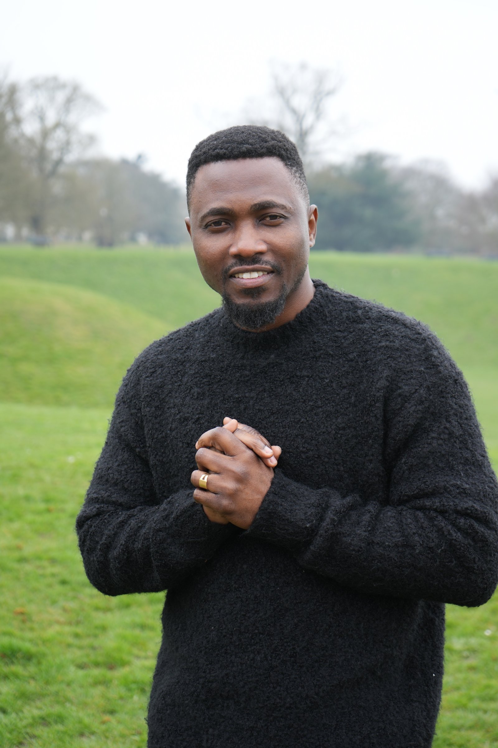 Joe Quarcoo in an outdoor artist portrait.
