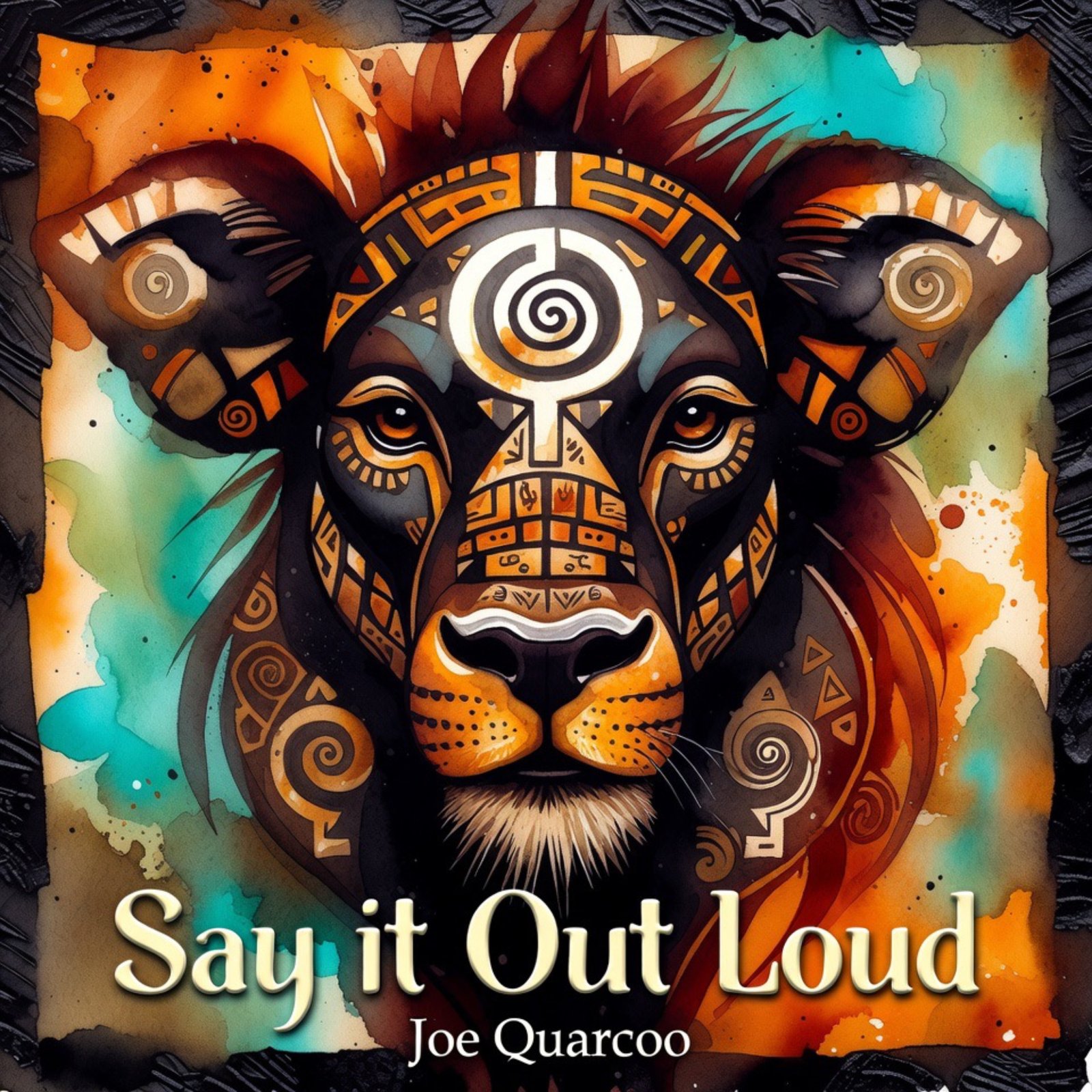 Official artwork for Joe Quarcoo’s Say It Out Loud album.