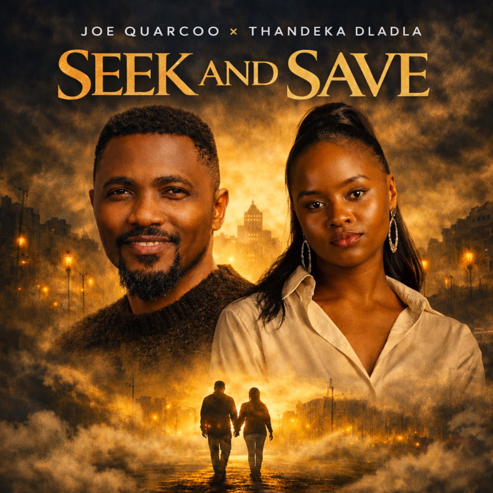 Official cover artwork for Seek n’ Save: A Call to Purpose by De Joe Quarcoo featuring Thandeka Dladla.
