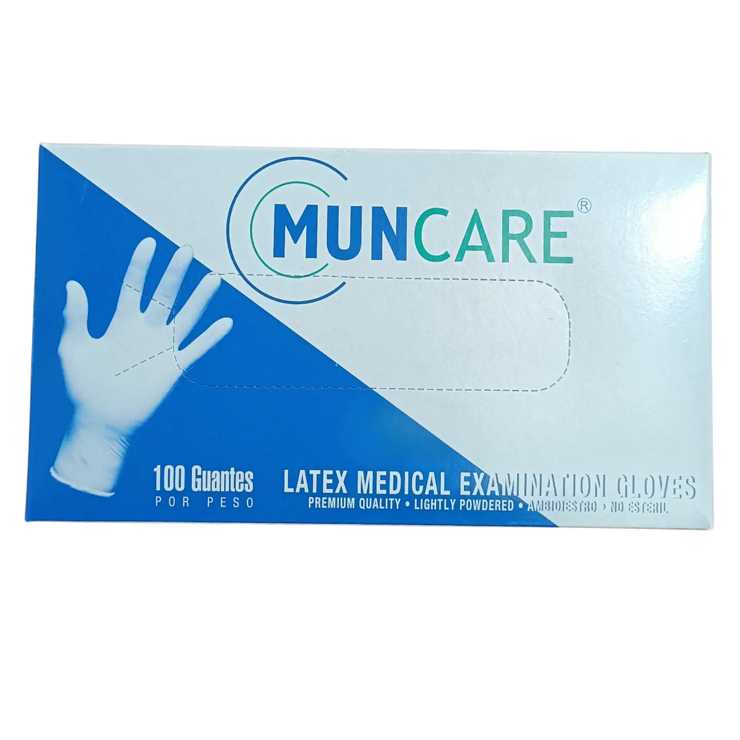 guantes latex 100 unidades Muncare