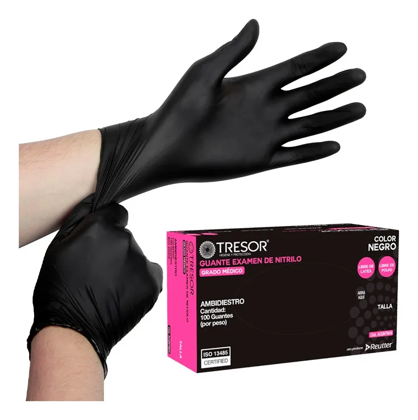guantes nitrilo 100 unidades