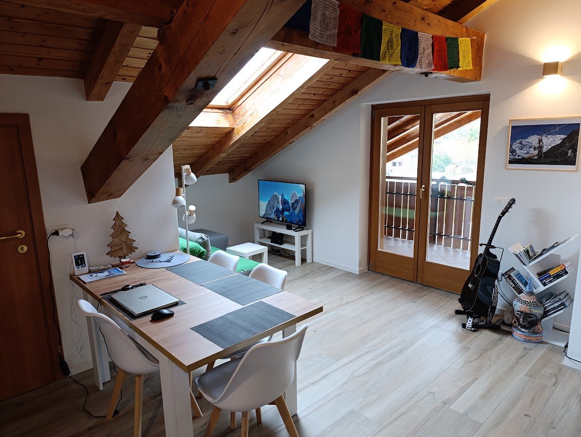 Brenta Apartment interior — mountain basecamp apartment in Stenico, gate to Adamello-Brenta Nature Park