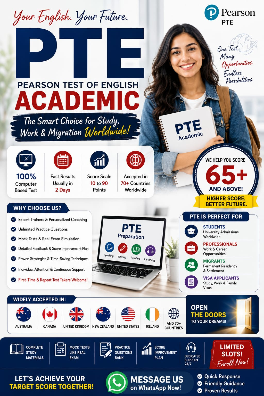 PTE Academic exam preparation