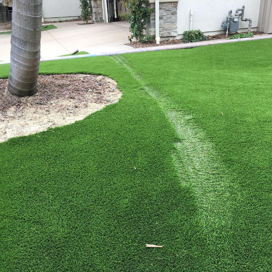 Damaged turf, burns & patches