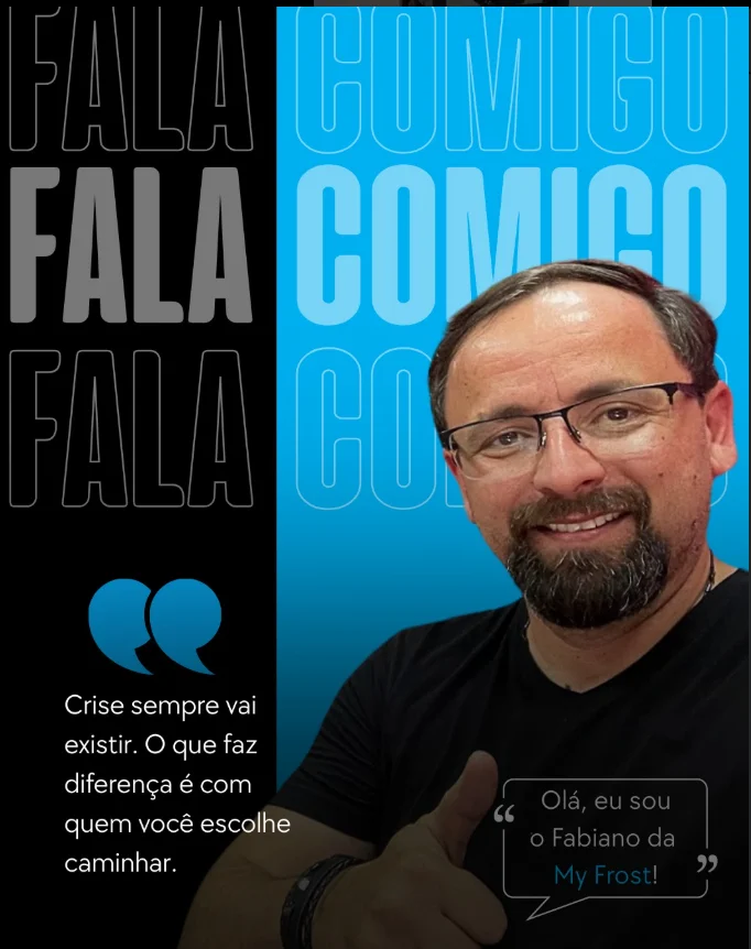 Técnico especializado da Dr. Frost realizando manutenção em uma máquina de sorvete My Frost