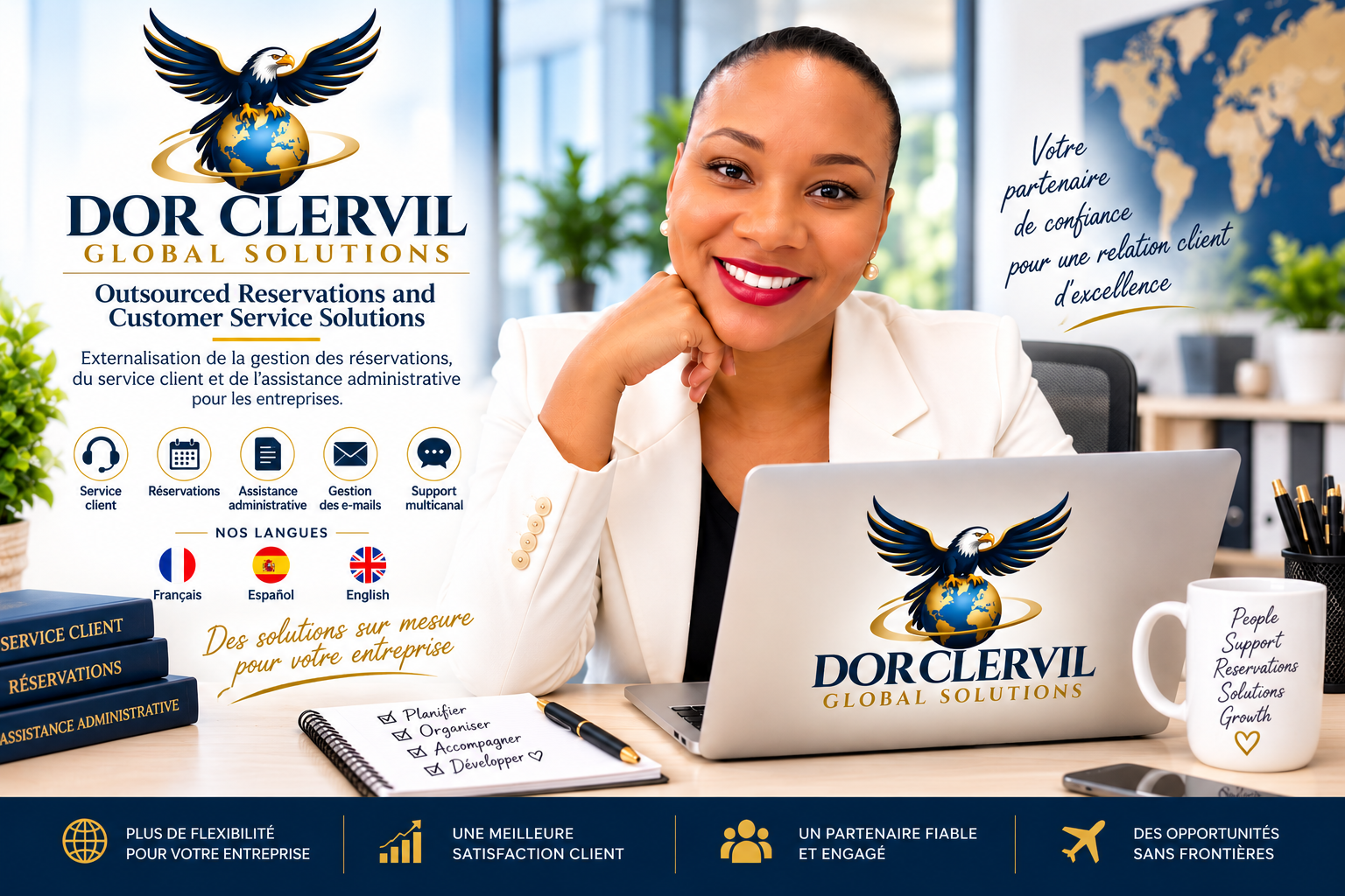 Céline Dor Clervil, fondatrice de Dor Clervil Global Solutions
