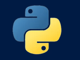 Python logo with blue and yellow colors representing Python programming