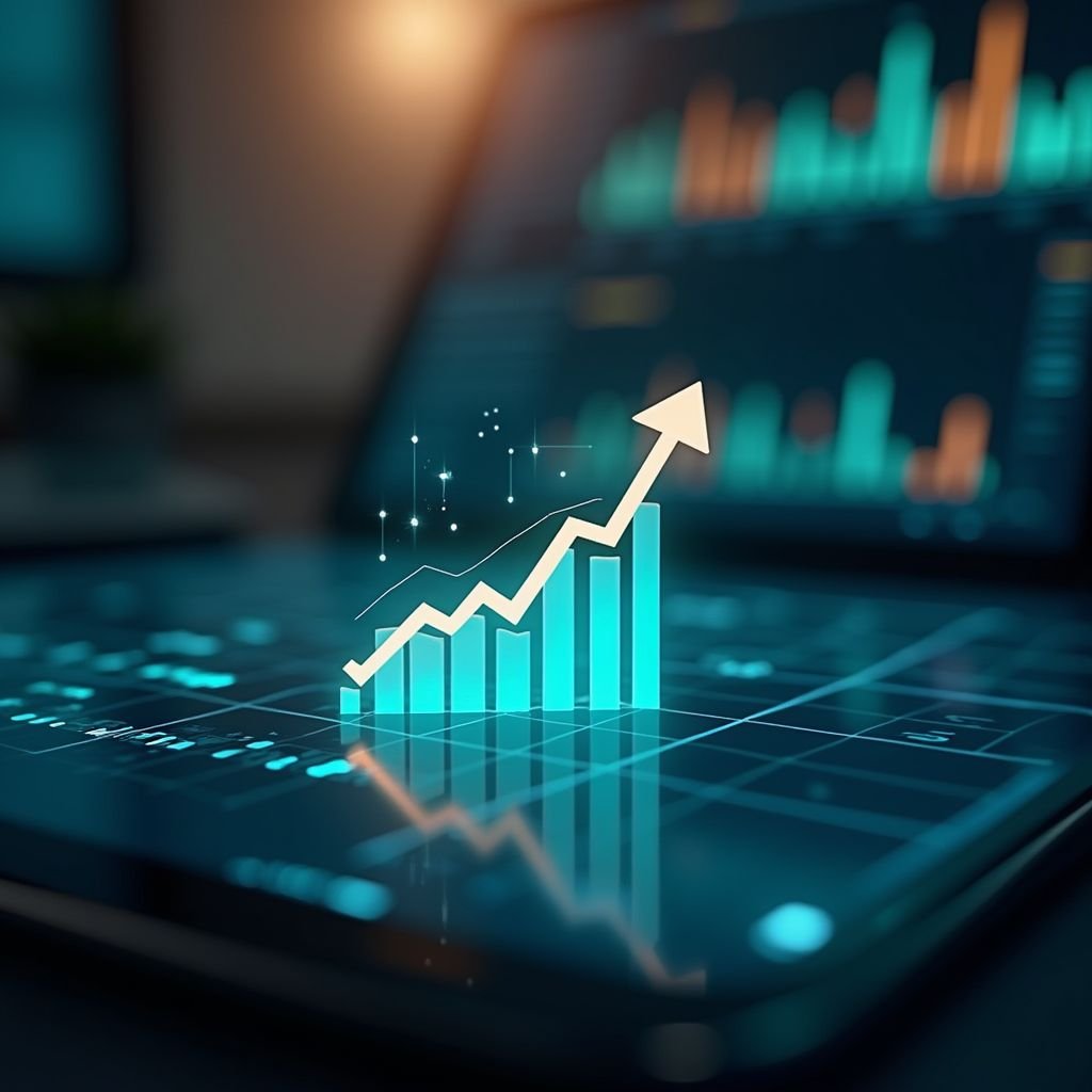 Dashboard analítico con gráficos, datos y visualización de información comercial