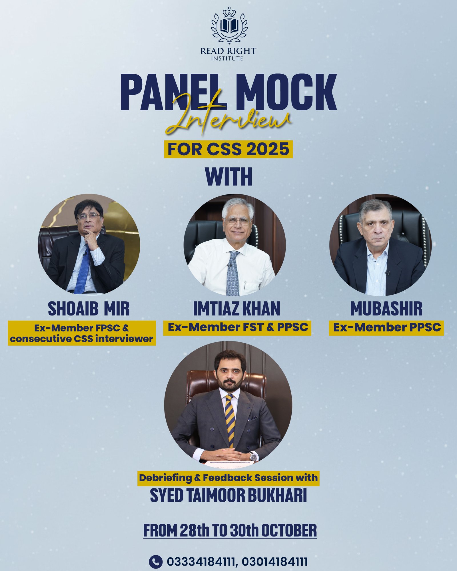 Read Right Islamabad - Pakistan's Premium CSS & PMS Preparation Institute