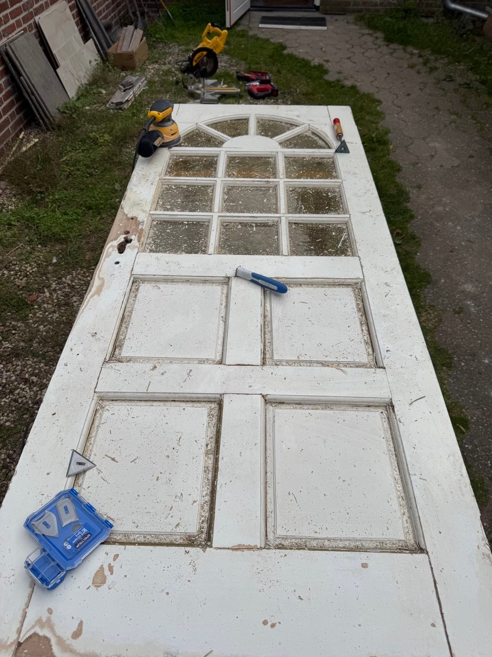 Restauratie van houten kozijnen — Schilderwerk