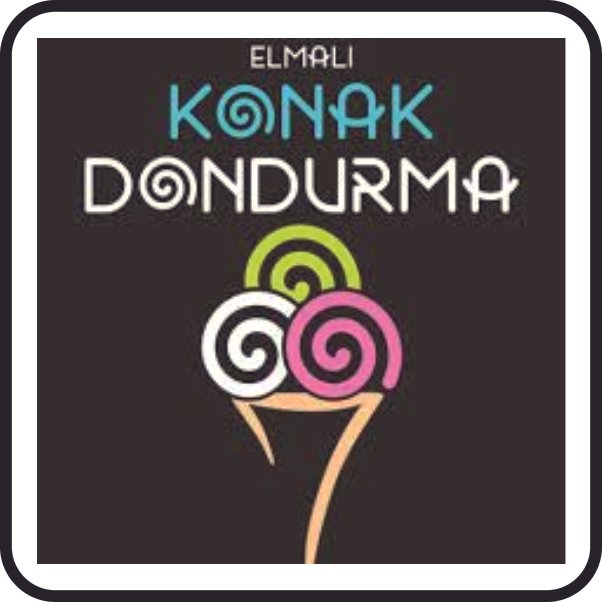 Elmalı Konak Dondurma logosu