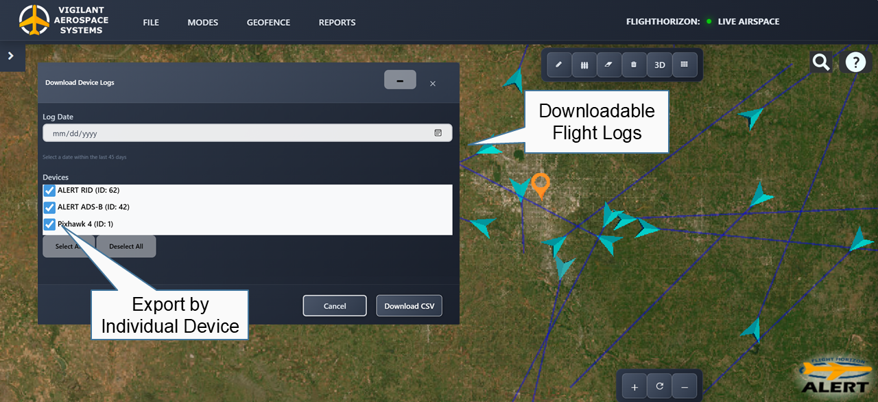 Airspace Event Replay