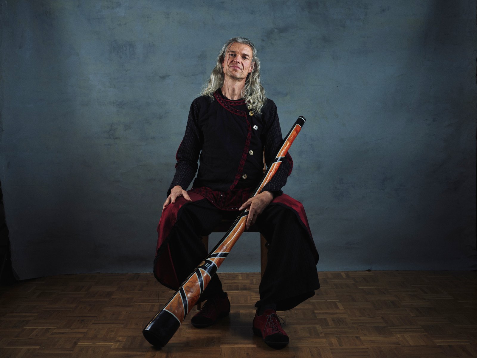 Porträt von Frank Heinkel, Didgeridoo & Obertongesang