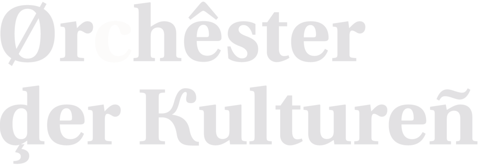 Orchester der Kulturen