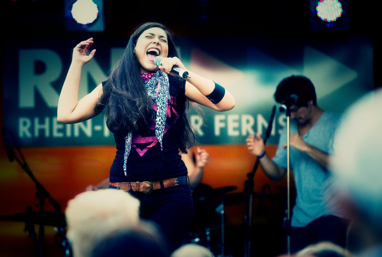 Porträt von Fatma Tazegül, Sängerin