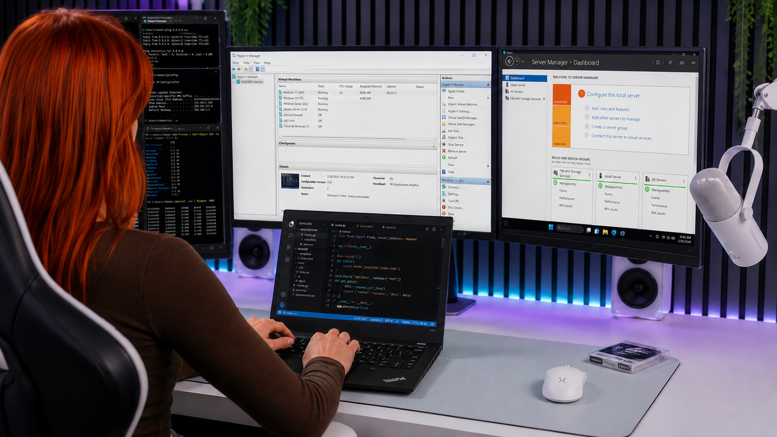 Development Lab — entorno preparado por Owicron