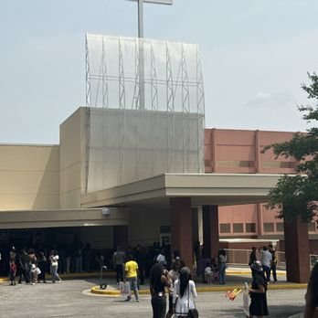 2819 Church exterior with cross