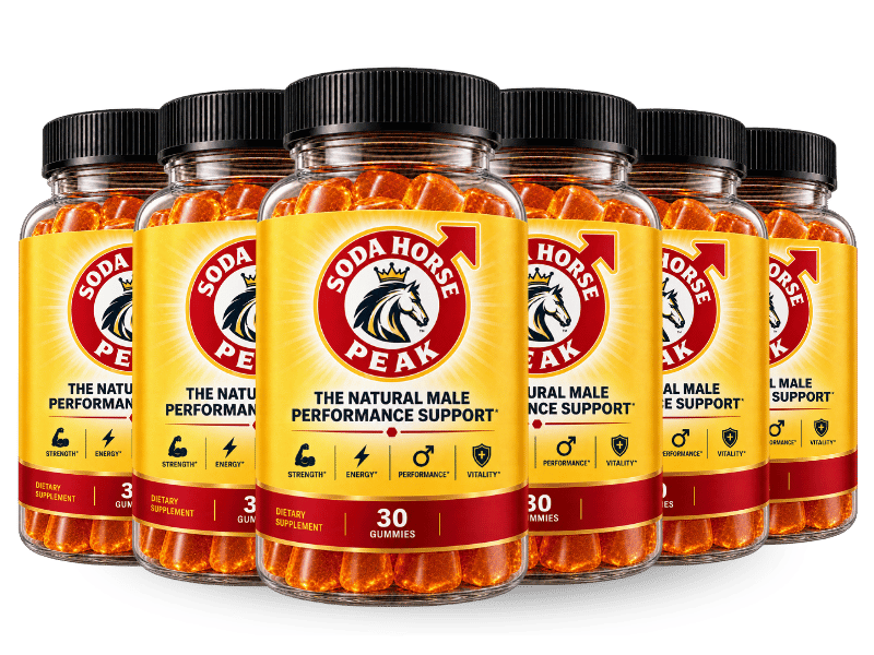 6 Bottles of Soda Horse Peak gummies
