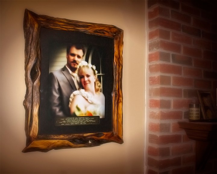 16x20 diamond willow wood picture frame