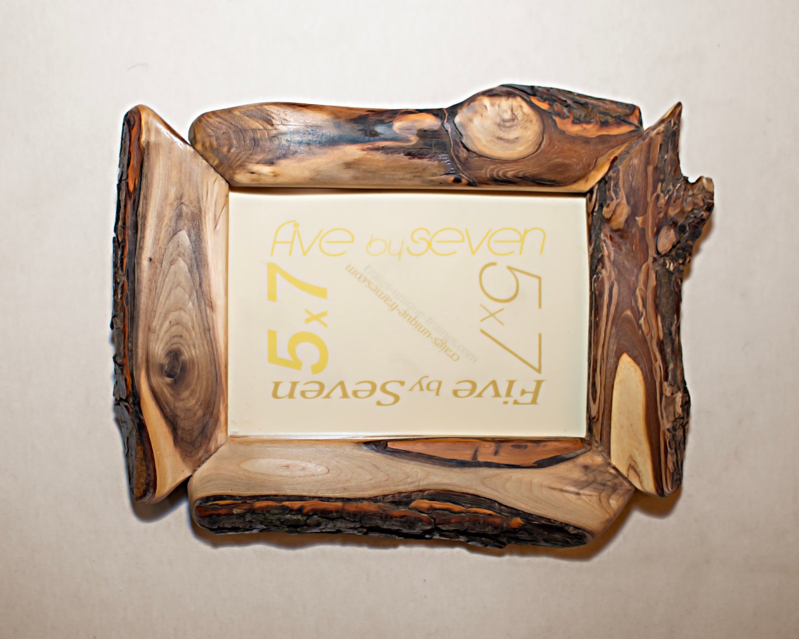 Elm wood photo frame