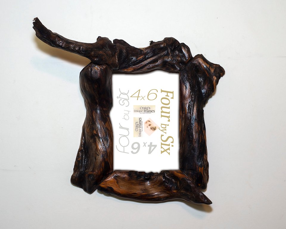 Wood frame with horse portrait
