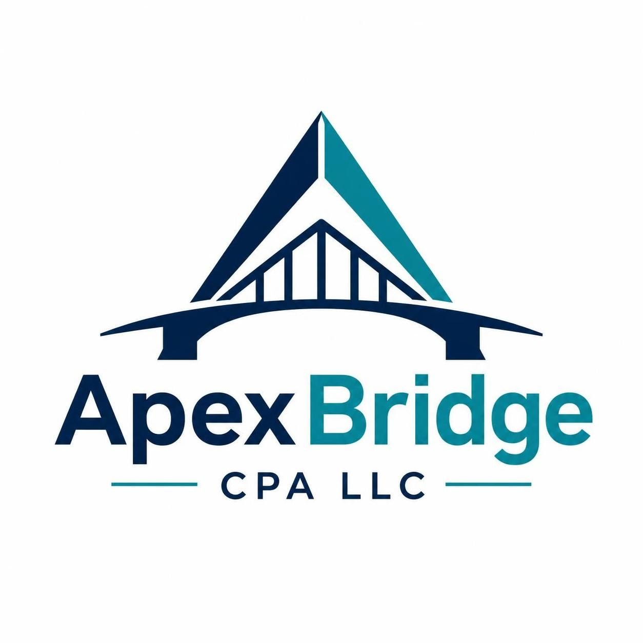 Apex Bridge CPA LLC logo: a bridge beneath a peaked arch