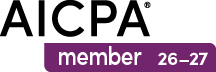 AICPA member 2026–2027 badge
