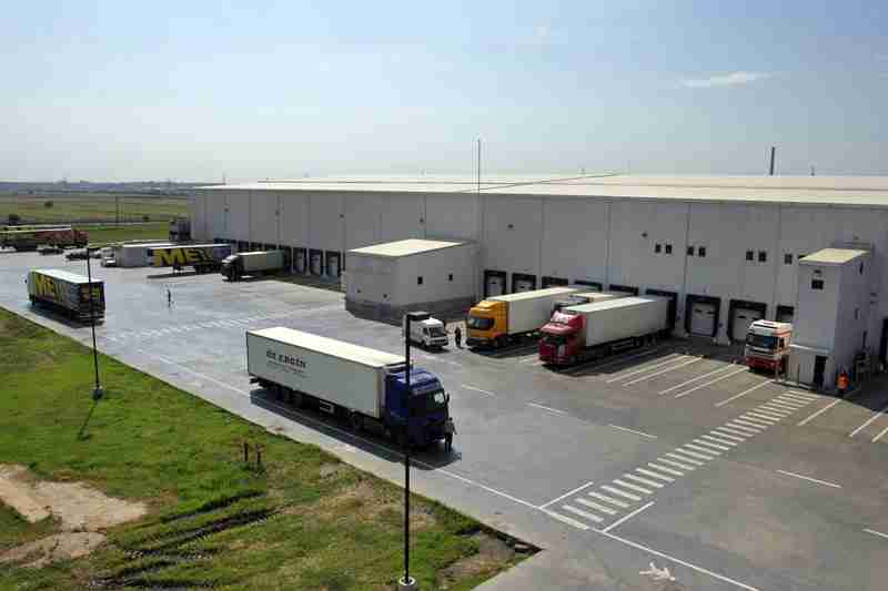 Modern industrial warehouse Europe