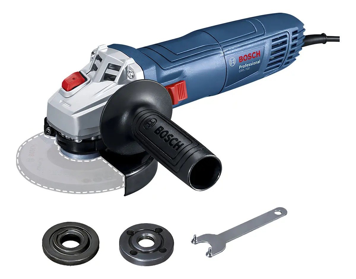 Esmerilhadeira Bosch 4,5”, 220 V, 710 W, modelo GWS 700 06013A30E0