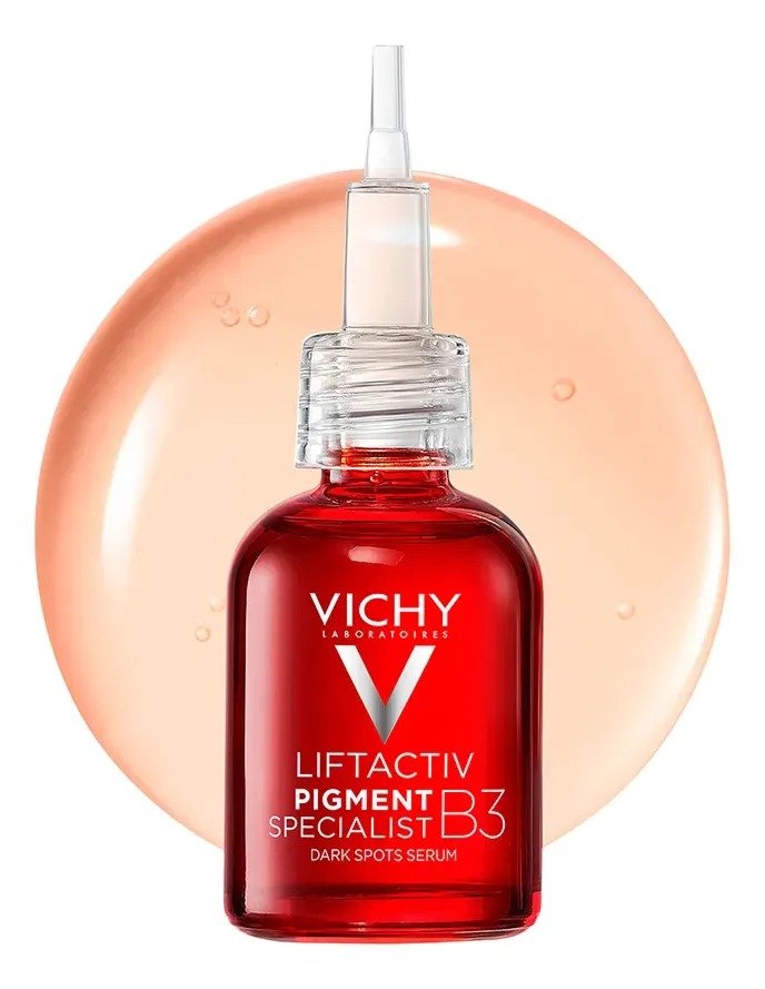 Sérum Antimanchas Vichy Liftactiv Pigment Specialist B3, 30 ml, com niacinamida B3 e ácido tranexâmico