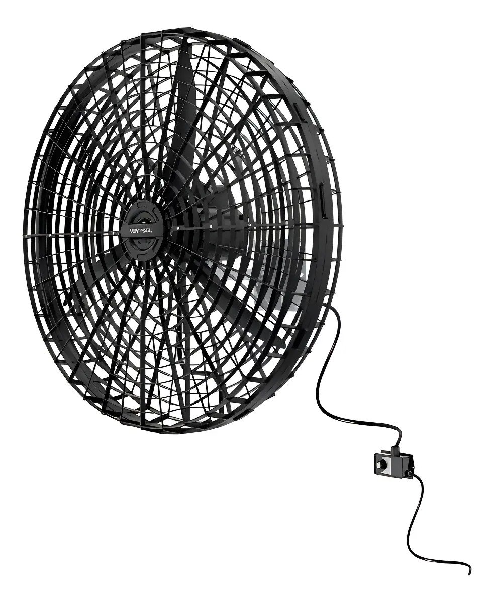 Ventilador de Parede Ventisol Linha VP1M2 Preto, 1/2 CV