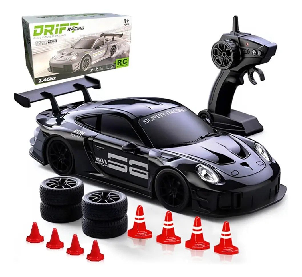 Carro de Drift com Controle Remoto 1:24, estilo Porsche/Xiaomi