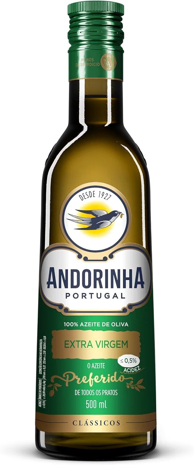 Azeite de Oliva Extra Virgem Andorinha, 500 ml
