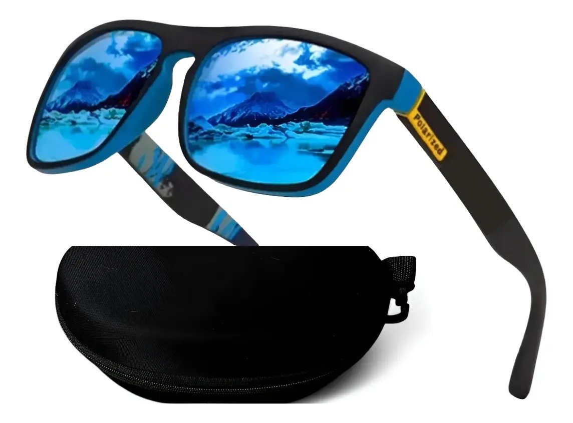Óculos de Sol Masculino Polarizado Esportivo, com Proteção UV400