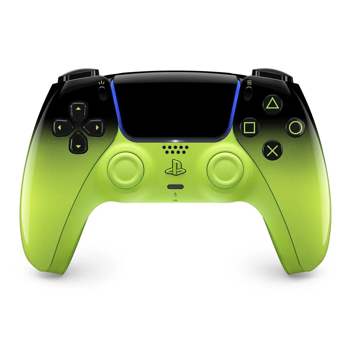 Controle sem fio PlayStation DualSense, Remix Green